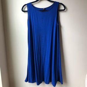 Uniqlo blue sleeveless dress